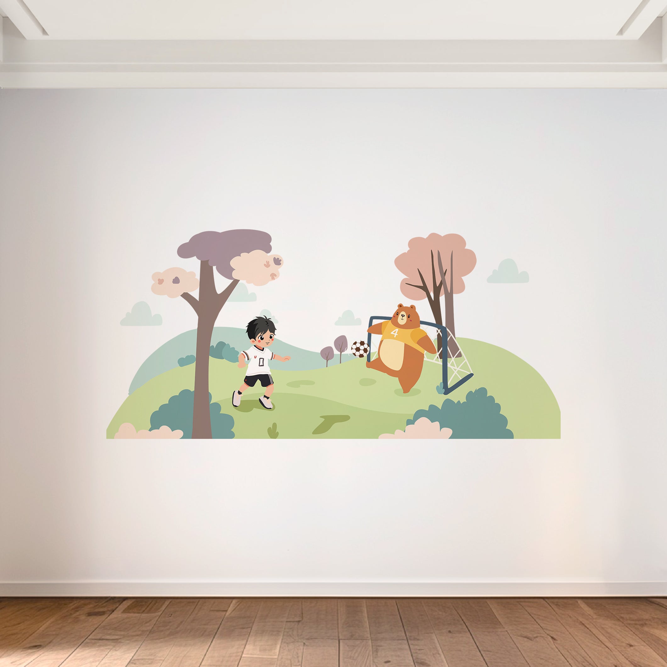 Soccer in Dreamland - Murals by Numbers Kit