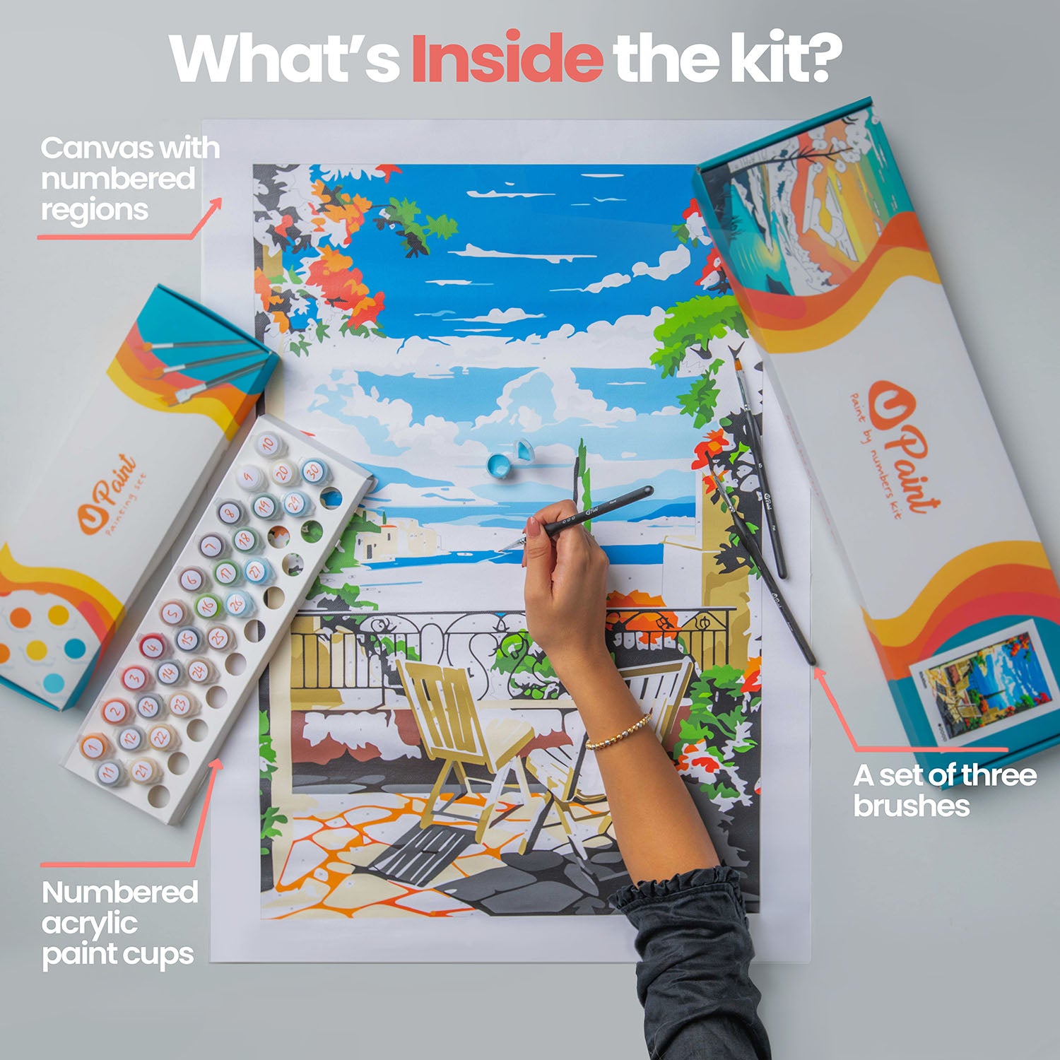 Step by Step | خطوة بخطوة - Point à la Lynn Exclusive Collection Paint By Numbers Kit